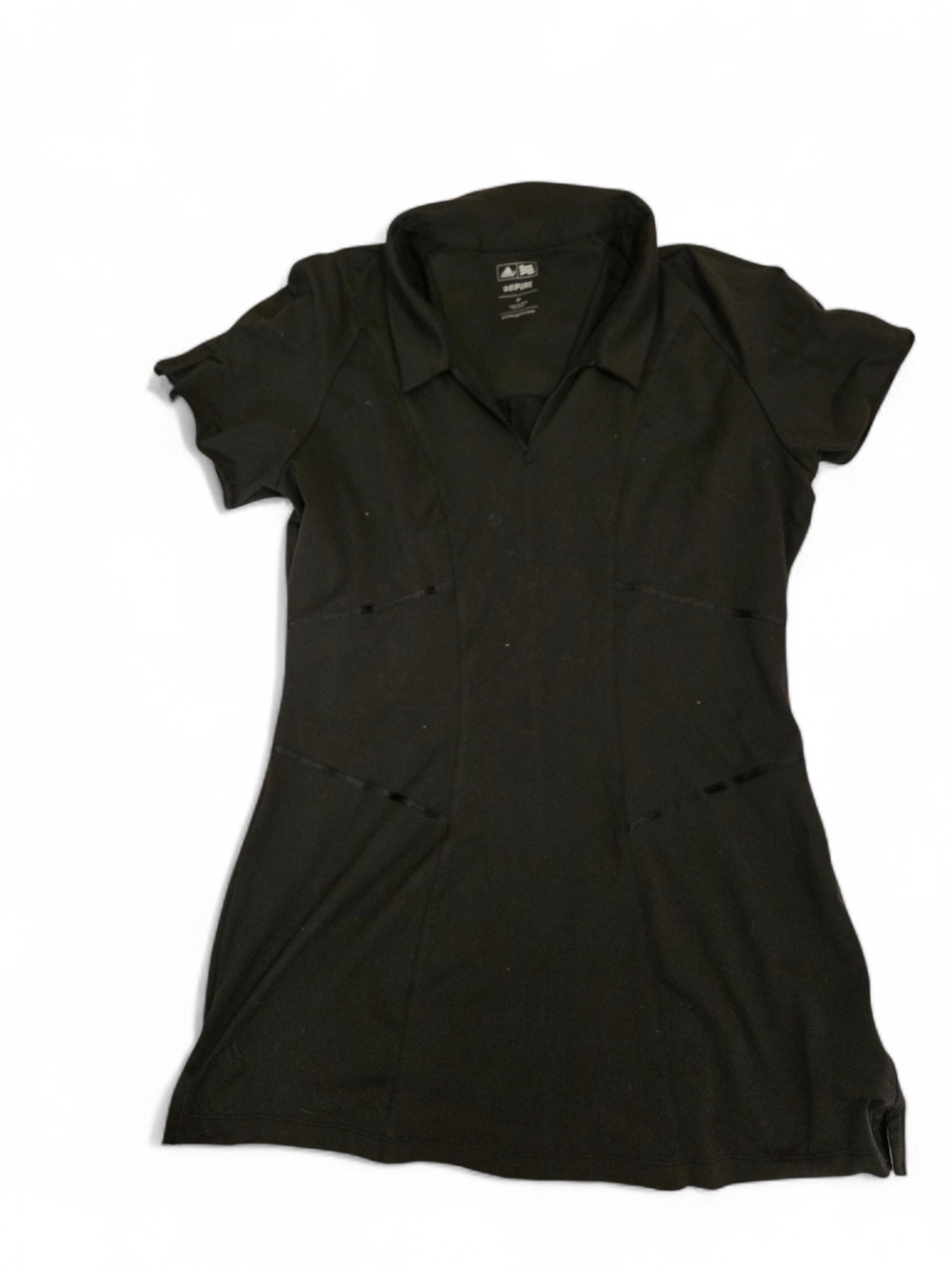 adidas Black Short Sleeve Polo Dress